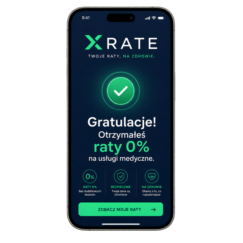Smartfon z potwierdzeniem rat 0% w aplikacji XRate